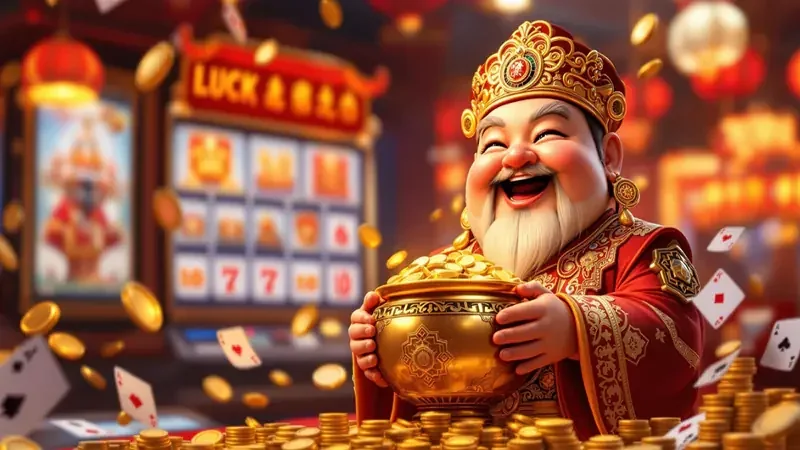 Antarmuka reel dan simbol permainan slot